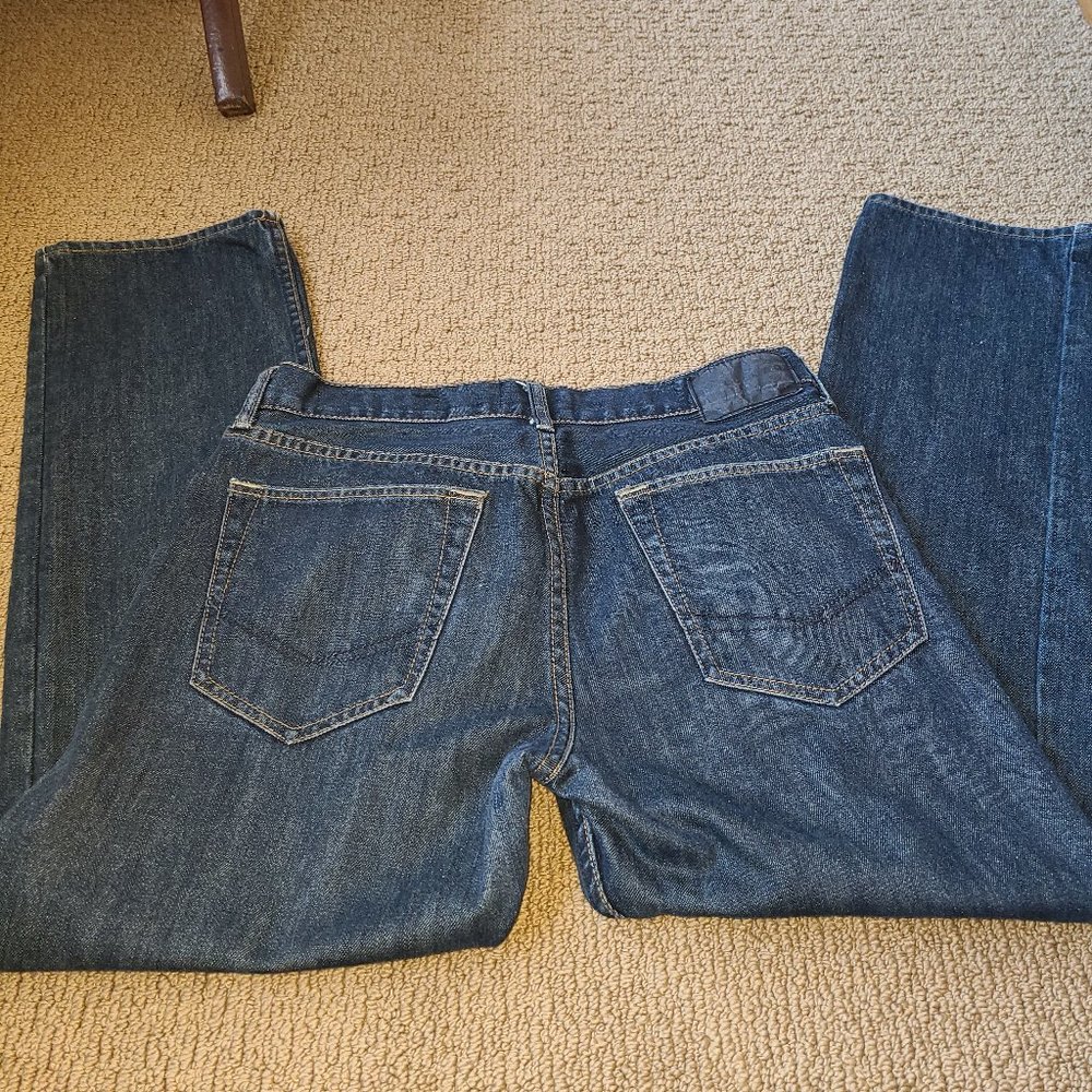 Bullhead Denim Co. Blue Jeans.  Five pockets design with a Retro Wrangler Look.